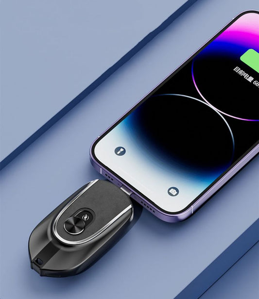 Portable Mini Keychain Power Bank 2000mAh | Fast Charging Emergency Charger