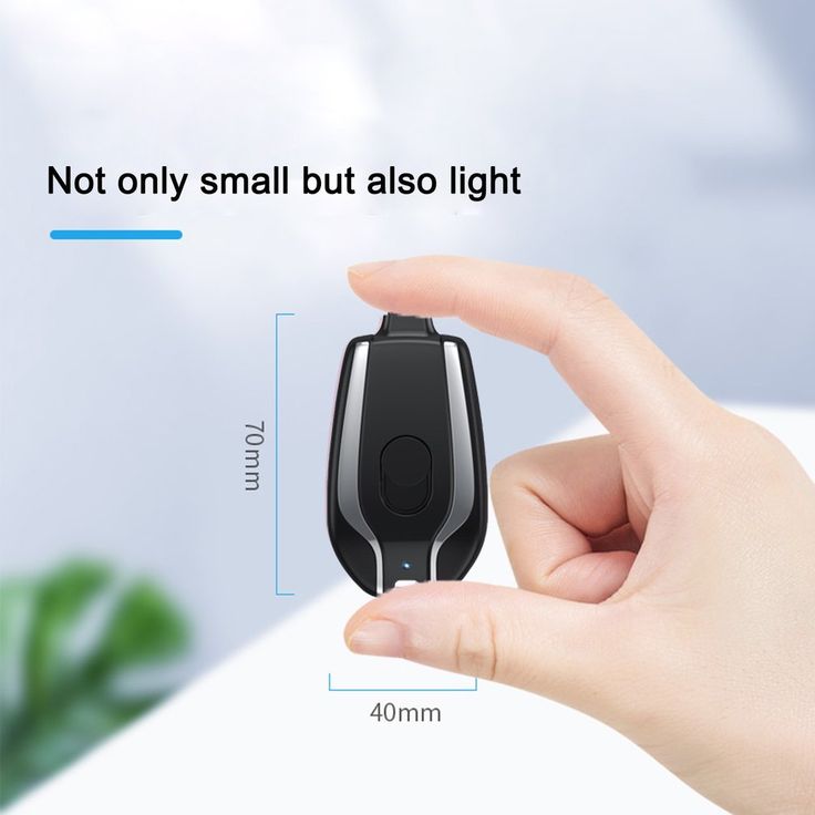 Portable Mini Keychain Power Bank 2000mAh | Fast Charging Emergency Charger