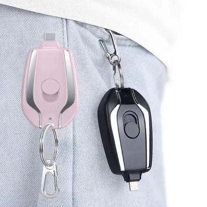 Portable Mini Keychain Power Bank 2000mAh | Fast Charging Emergency Charger