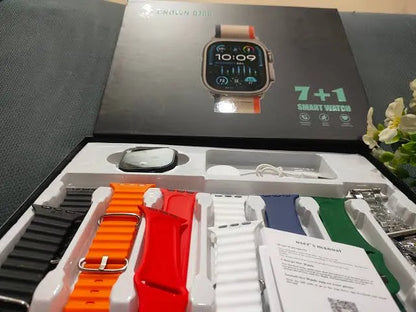 Crown G700 smart watch /Best smart watch for men and women 7+1 strips Super Amoled Display