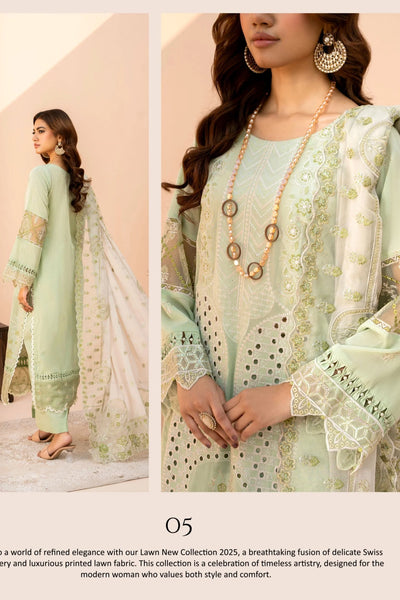 MSART-04 EMBROIDERED SWISS 3-PC