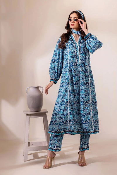 SCART-05 | DIGITAL PRINTED LAWN 2-PC