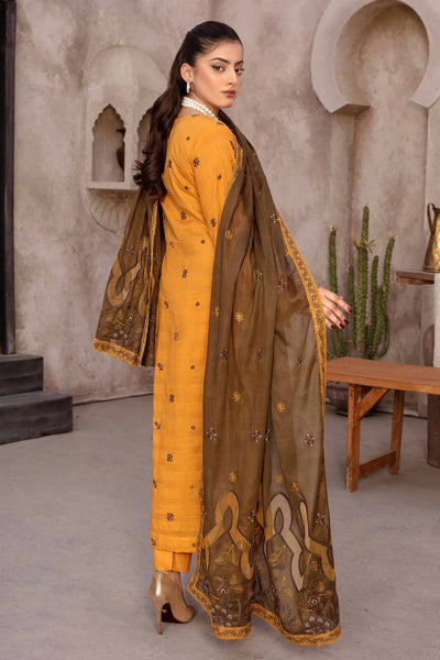 ZJART-01 EMBROIDERED LAWN 3-PC