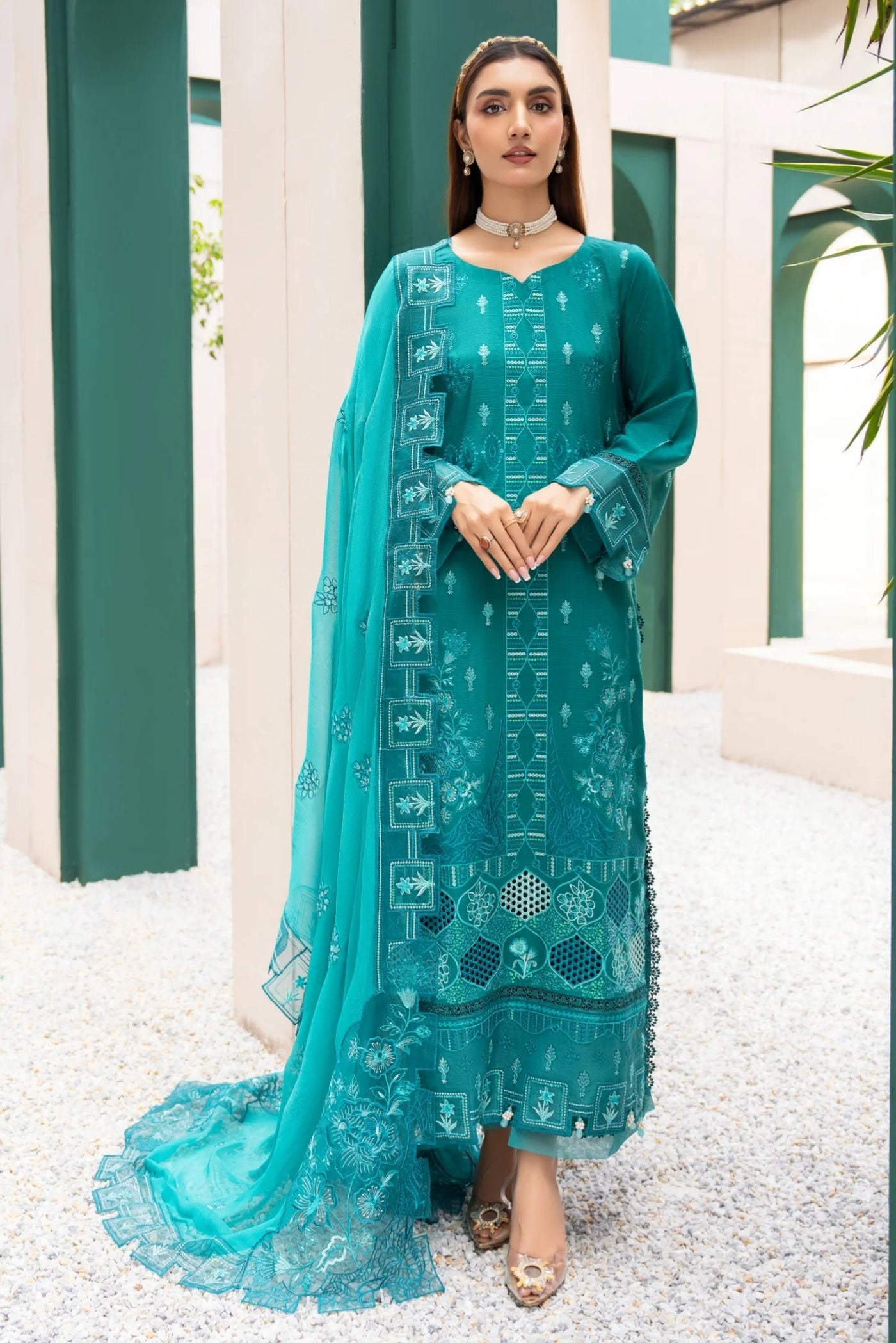 LBART-08 | EMBROIDERED LAWN 3-PC