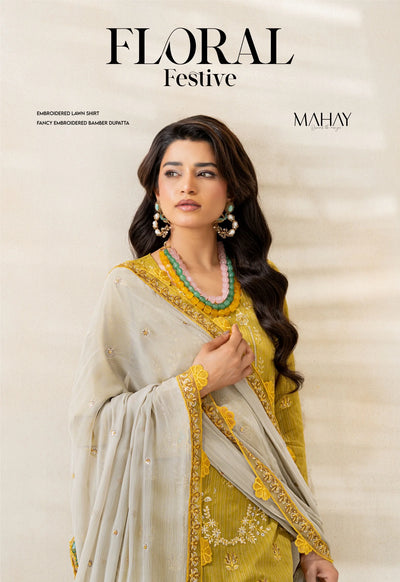 MFART-01 | EMBROIDERED LAWN 3-PC