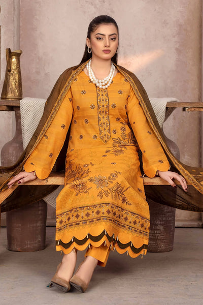 ZJART-01 EMBROIDERED LAWN 3-PC