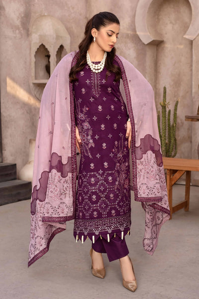 ZJART-02 EMBROIDERED LAWN 3-PC